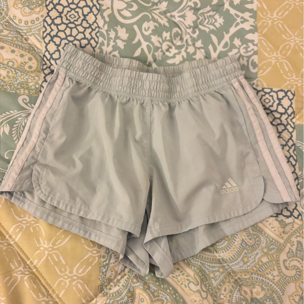 Light Blue Adidas Athletic Shorts